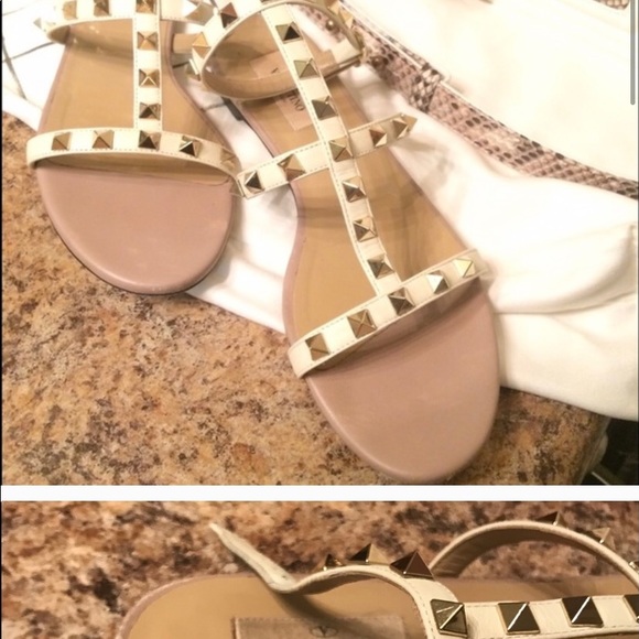 Valentino Rock Stud Sandals - Picture 5 of 8